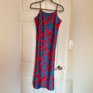 Floral slip dress